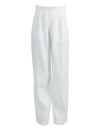 MARA HOFFMAN WHITE ELDORA STRAIGHT LEG PANTS,4B0CC467-98A5-E101-7F0D-D7223B44A6A8