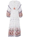 CHUFY WHITE KENKO FLORAL EMBROIDERED DRESS,6E0EE3A1-AF3D-1CD4-F9CF-34D38AA37F80