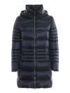COLMAR ORIGINALS PLACE NAVY PUFFER COAT WITH REMOVABLE HOOD
