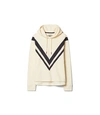TORY SPORT FRENCH TERRY CHEVRON HOODIE,192485386486