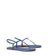 Tory Burch Emmy Medallion Thong Sandals In Nautical Blue