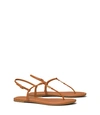 Tory Burch Emmy Medallion Thong Sandals In Ambra