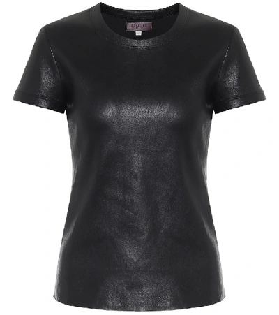 STOULS S.05 LEATHER T-SHIRT,P00478901