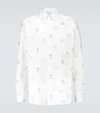 THOM BROWNE MULTI BALL EMBROIDERED SHIRT,P00450559