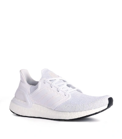 Adidas Originals Women's Ultraboost 20 Low-top Sneakers In White/grey Heather/black
