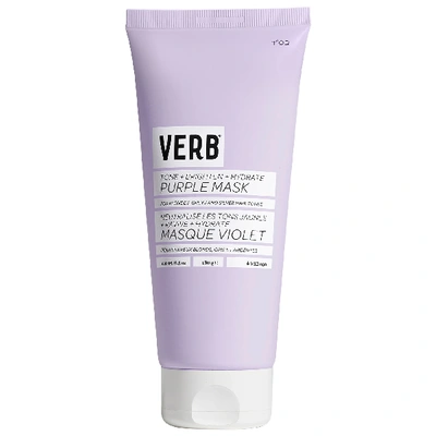 Verb Brighten And Toning Purple Mask For Blonde Hair In White
