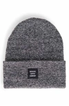 Herschel Supply Co Abbott Knit Beanie In Heather Black