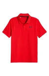 Under Armour Kids' Heatgear Performance Polo In Red / Black