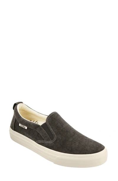 Taos Rubber Soul Slip-on Sneaker In Charcoal Wash Canvas