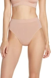 Wacoal B Smooth High Cut Briefs In Rose Dust