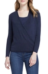 Nic + Zoe Four-way Cardigan In Old Dark Indigo