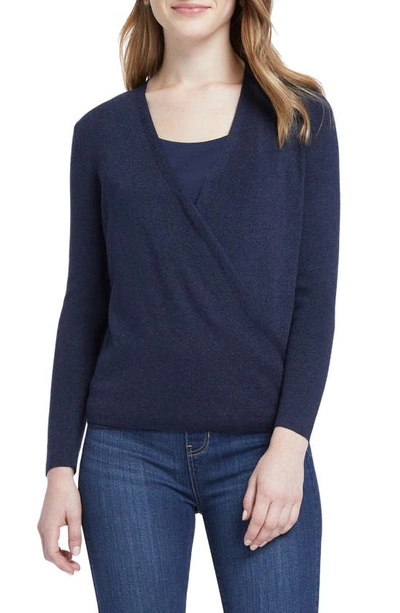 Nic + Zoe Four-way Cardigan In Old Dark Indigo