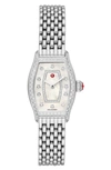 MICHELE DIAMOND WATCH HEAD & BRACELET, 23MM,MWW08A000244