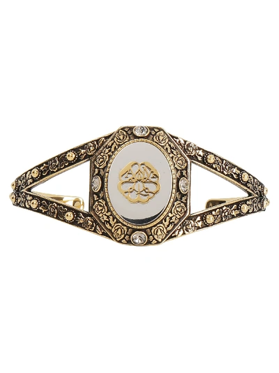 Alexander Mcqueen Bracelet In Brass