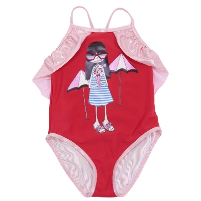 Little Marc Jacobs Babies' Swimwear In Rosso