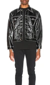 Eytys Buck Tar Coated Denim Jacket In Black | ModeSens