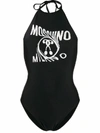 MOSCHINO MOSCHINO WOMEN'S BLACK POLYAMIDE ONE-PIECE SUIT,A420705961555 44