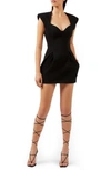 VERSACE CHAIN BACK FITTED MINIDRESS,A86275A222813