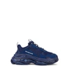 BALENCIAGA TRIPLE S NAVY MESH AND NUBUCK trainers,3098578