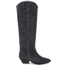 Isabel Marant Block-heel Pointed-toe Boots In Black