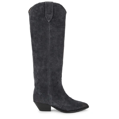 Isabel Marant Block-heel Pointed-toe Boots In Black