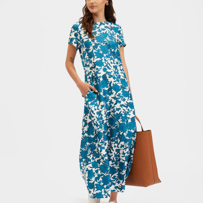 La Doublej Swing Dress In Lilium Blu