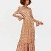La Doublej Geometric Print Dress In Libellule Rosa