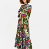 La Doublej Visconti Silk Maxi Dress In Paesaggio