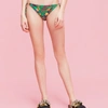 La Doublej Pavone Verde Bikini Bottoms In Pavone Verde