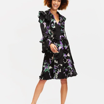 La Doublej Fancy Dress In Orchidee Nero