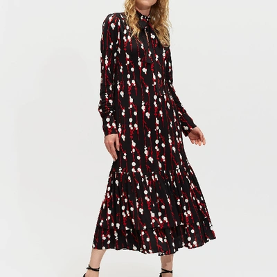 La Doublej Good Witch Dress In Pussy Willow Nero