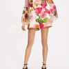 La Doublej Good Butt Floral Cotton-stretch Shorts In Prom