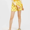 La Doublej Good Butt Pineapple-print Shorts In Pineapple