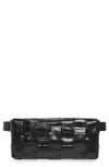 Bottega Veneta Intrecciato Leather Belt Bag In Black