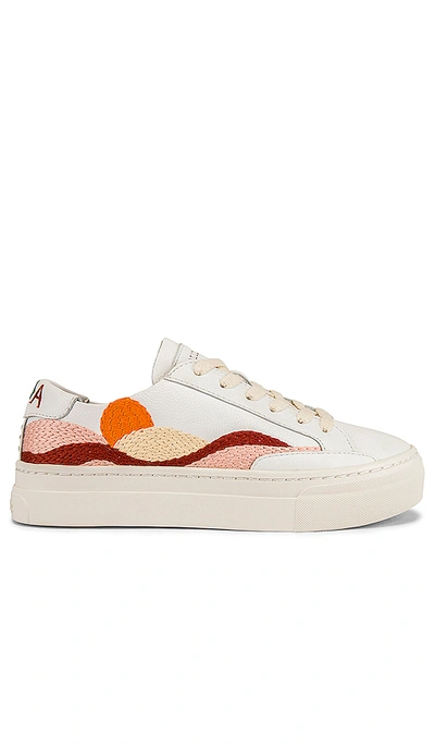 Soludos Hawaiian Fauna Sneaker In White