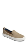 Sperry Crest Twin Gore Slip-on Sneaker In Cornstalk Leather