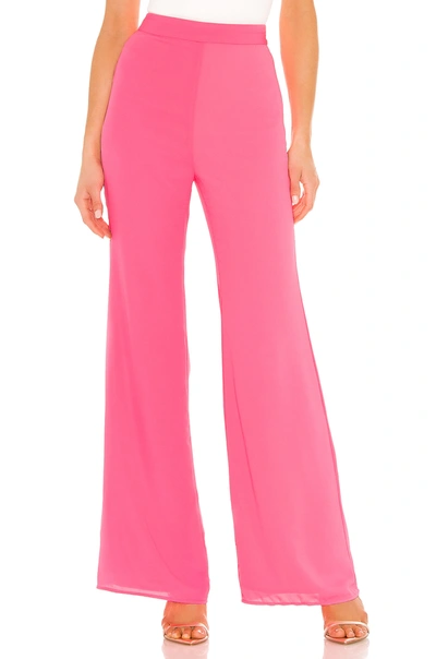 Nbd Cartia Trouser In Neon Pink
