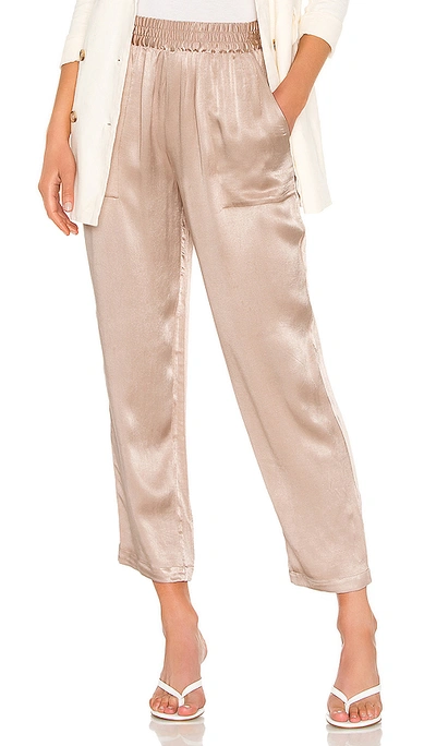 L'academie The Isaline Trouser In Champagne