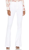 Frame Le Palazzo Wide Leg Pants In Blanc