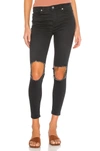 FREE PEOPLE HIGH RISE BUSTED SKINNY JEAN,FREE-WJ154