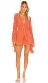 SHOW ME YOUR MUMU X JAMIE KIDD SAHARA TIE ROMPER,SHOW-WR111