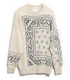 BARRIE Bandana Print Sweater