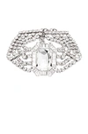 Alessandra Rich Crystal-embellished Choker Necklace In Crystal