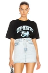 Off-white Swimming Print Sweatshirt In Black