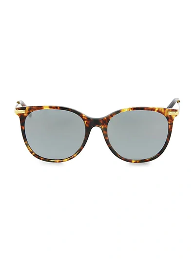 Boucheron Women's 53mm Square Sunglasses In Shiny Grey