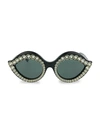 GUCCI 53MM LIPS CAT EYE SUNGLASSES,0400012448117