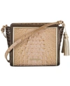 BRAHMIN CHIFFON ROSELEAF CARRIE CROSSBODY