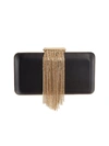 GIVENCHY BLACK AND GOLD-TONE CHAIN MINAUDIERE CLUTCH,BB50C9B0T6