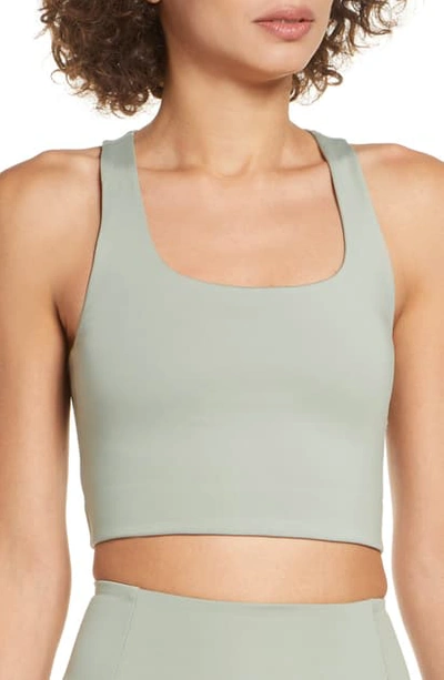 Girlfriend Collective Paloma Sports Bra In Agave