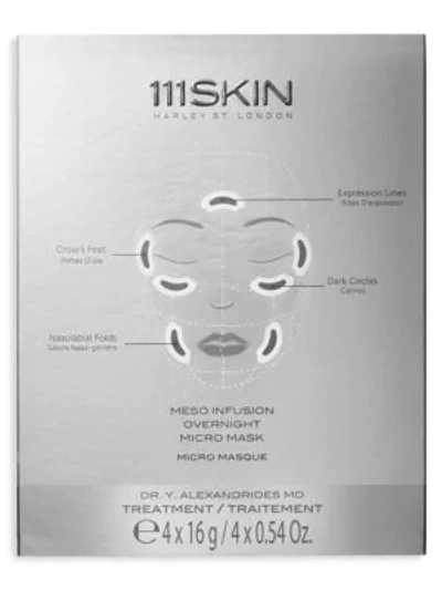 111skin Meso Infusion 4-piece Overnight Micro Mask Set